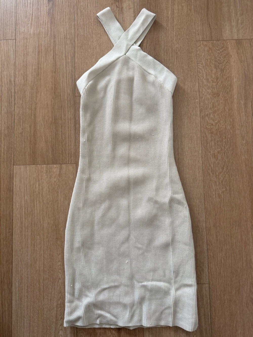 Babaton Sculpt Knit Criss Cross Dress